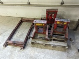 Tractor Splitting Stands with Rails
