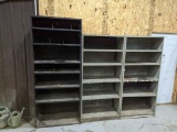 (3) Metal Shelves