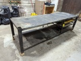 3'x10' Metal Shop Bench