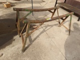 Pair Of Metal Saw Horses