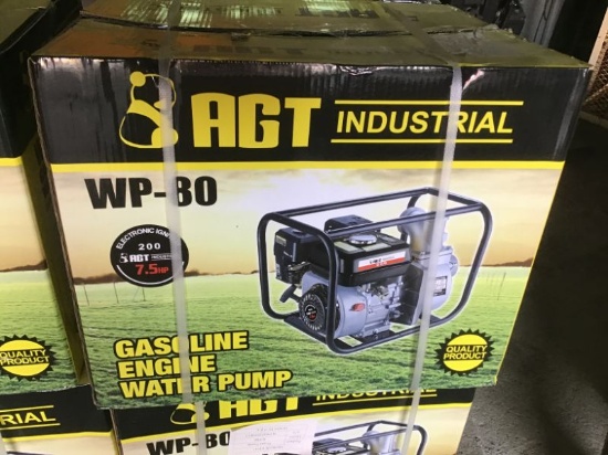 NEW AGT Industrial WP-80 Gas Engine Water Pump