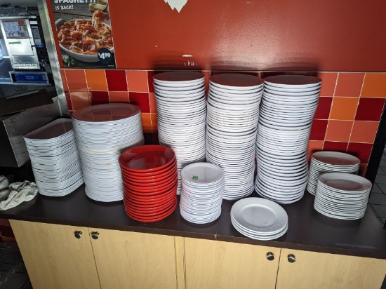 Large Quantity Of Dishes