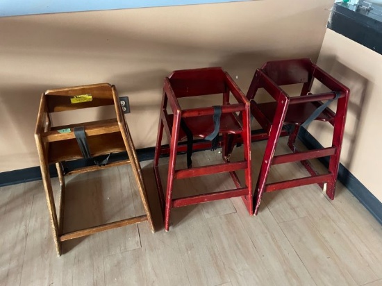 (3) High Chairs