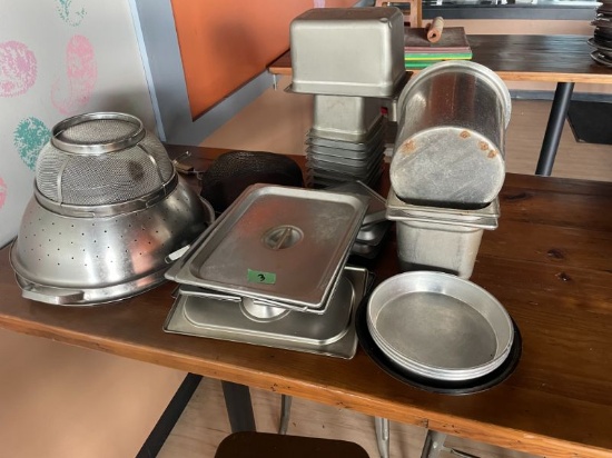 Prep Inserts, Lids, colanders, sieves, miscellaneous items