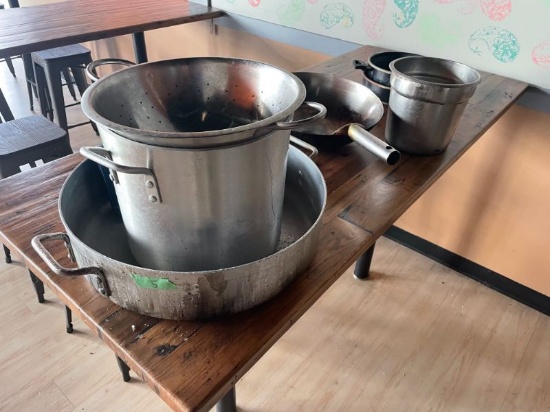 Pans, Pots, & Colander