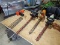 x3 Hedge Trimmers & Chainsaw