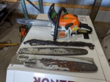 Stihl MS211 Chainsaw w/ Extra Bars & Chains