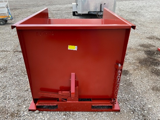 2 Cubic Yard Self Dumping Hopper With Fork Pockets