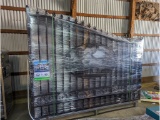 20' Bi-Parting Wrought Iron Deer Gate