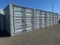 1 Trip 40' High Side Shipping Container w/ Side Doors