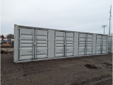 1 Trip 40' High Side Shipping Container w/ Side Doors
