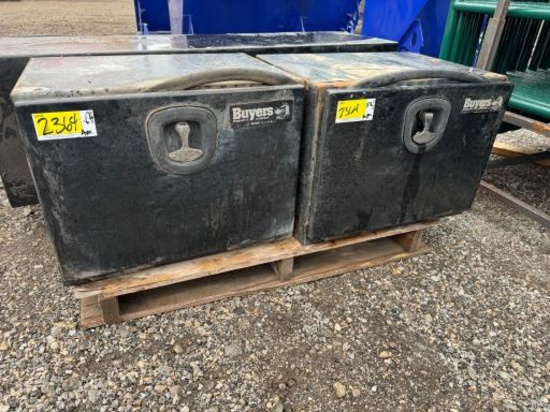 (2) 24" Buyers Truck Tool Boxes