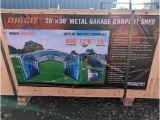 Diggit 20'x30' Metal Garage Carport Shed