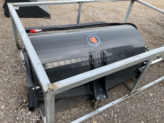 Wolverine Mini Skid Steer 48" Box Broom Sweeper