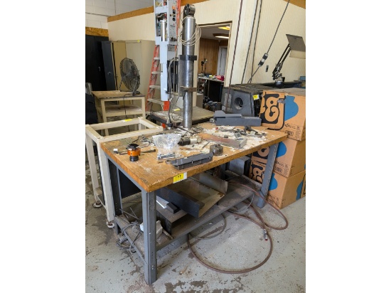 5' Wood Top Work Bench