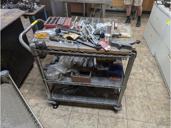 Rolling Cart w/ Tooling & Tools