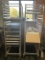 2 Rolling Bakers Racks W/ Trays