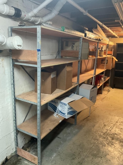 16' Shelving W/ Contents
