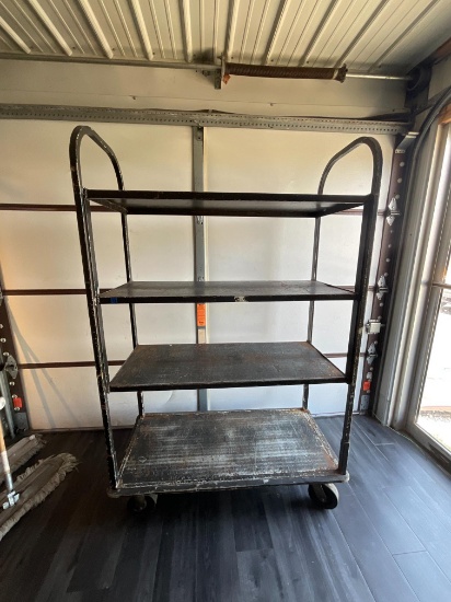 4' Wide  Rolling Cart