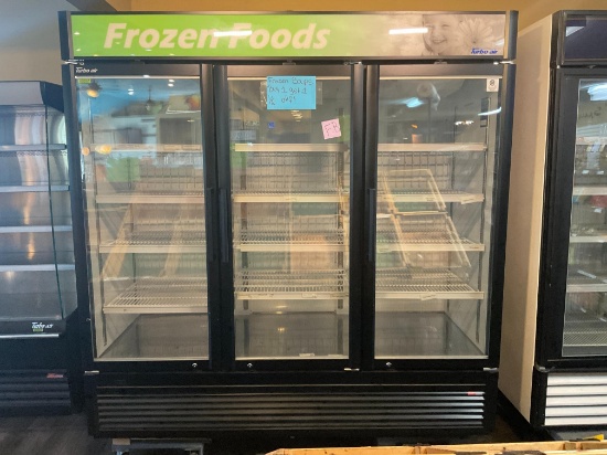Turbo Air TGF-72SDB-N 3Dr. Display Freezer