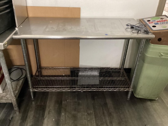 50" Stainless Table