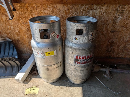 (2) LP Forklift Tanks