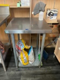 2' Wide Stainless Table