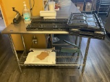 4' Wide Stainless Table