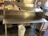 6' Wide Stainless Table
