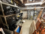 2 Plastic Shelves & Large Quantity of Food Dispensers