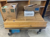 4' Rolling Display Stand W/ Insulated Cups, Paper Towels & Cyrstal Wrap