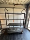 4' Wide  Rolling Cart