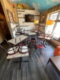 6 Marble? Tables & 16 Chairs
