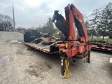 2013 Palfinger PK32080 Knuckle Crane  w/ Flatbed