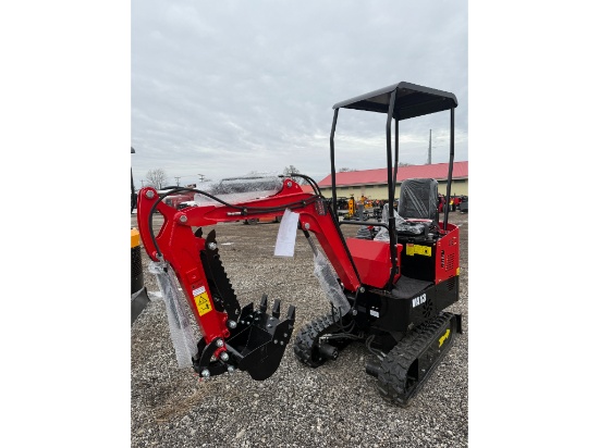 Miva VA13 Mini Excavator W/ Mechanical Thumb