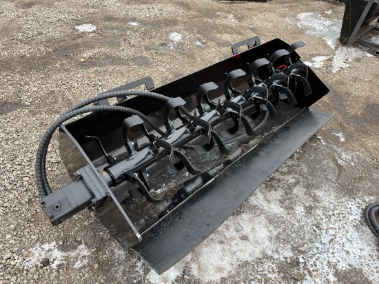GIYI Skidsteer 65" Rotary Tiller