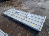 100 Sheets White Steel Barn Metal