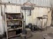 Metal Shelving Unit, Metal Work Stand, (5) Welding Curtains