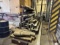 Steel Cylinders & Misc. Aluminum C Channel & I Beam w/ Material Rack