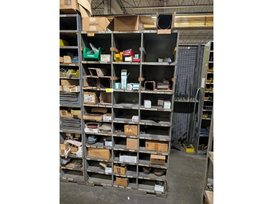 Shelf w/ Hardware, Shims, Sanding Discs,