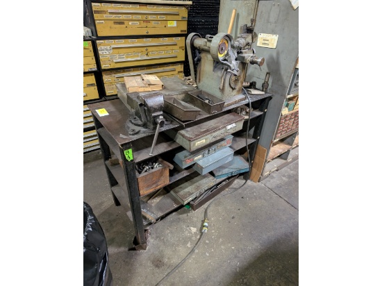 4' Wide Steel Workbench w/ Supply