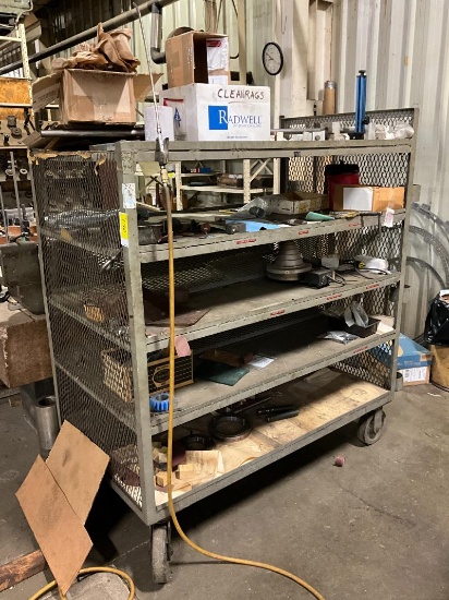 34"x60" Rolling Cart w/ Contents