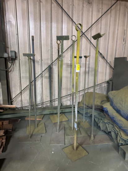 (10) Various Style Metal Stands
