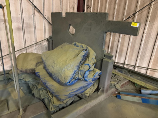 90" Heavy Material Rack W/ Tarps
