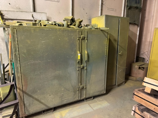 76"x64" Heavy Cabinet & 78"x36" Metal Cabinet