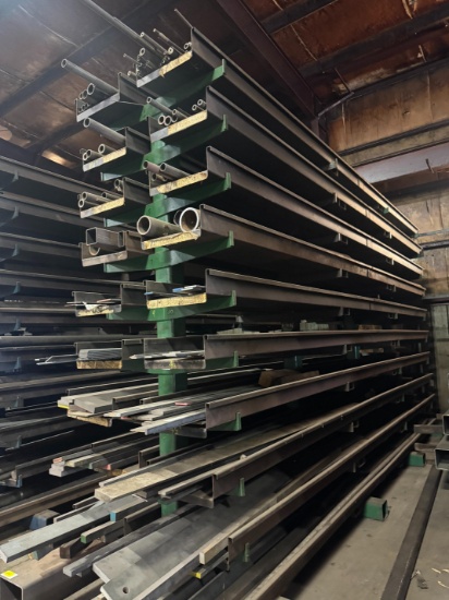 207" Material Rack W/  Hollow Tube, Solid Tube, Flat Stock