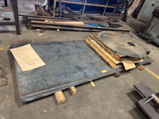 (3) 10'x4' Steel Sheets & (3) 43" Sheets