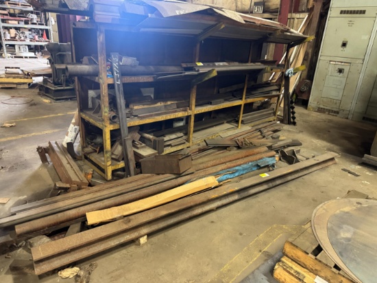 Dyes & Fixtures W/ Metal Shelving/Rack