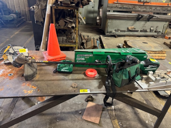 DeWalt 8 1/4" Circular Saw, MasterForce String Trimmer,