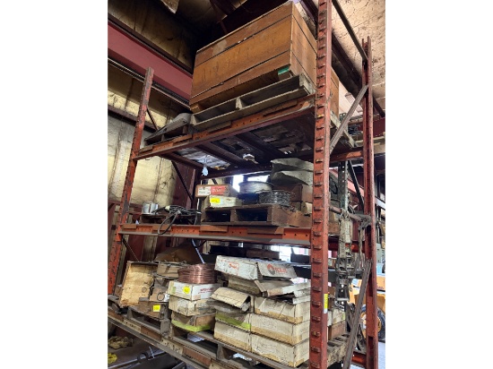 Contents Of Pallet Racking- Various Welding Wire, Torch &